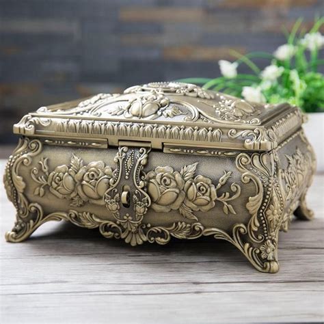 docrative metal for jewelry boxes|antique jewelry boxes.